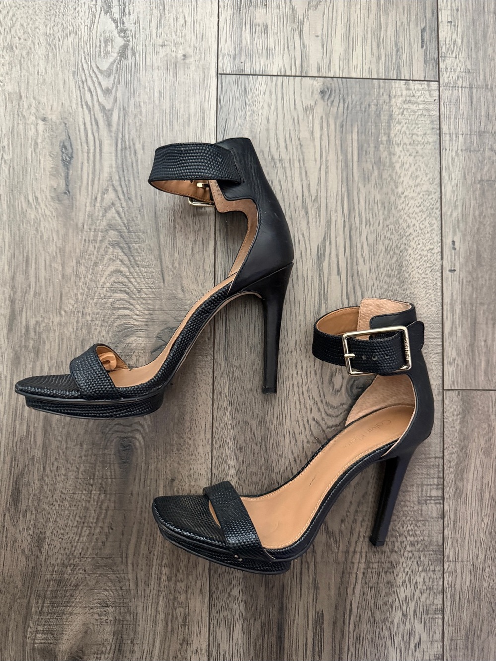 Black Calvin Klein heels